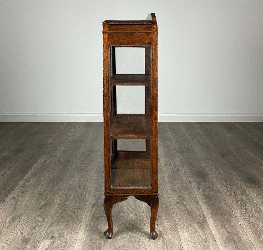 Antique 20th Century Display Cabinet In Oak View IV