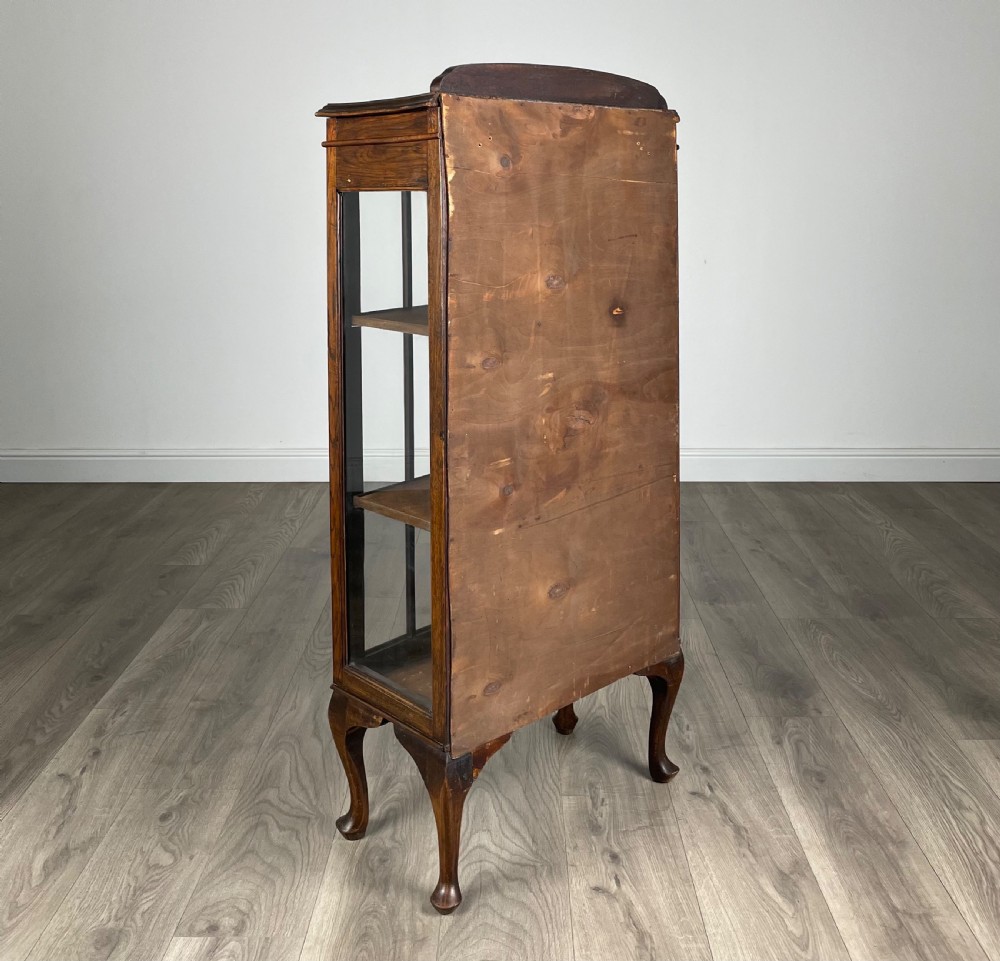 Antique 20th Century Display Cabinet In Oak View V