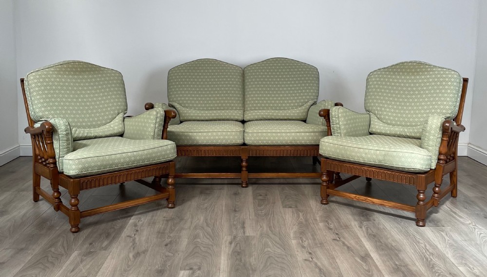 20th Century Ercol Suite In Oak
