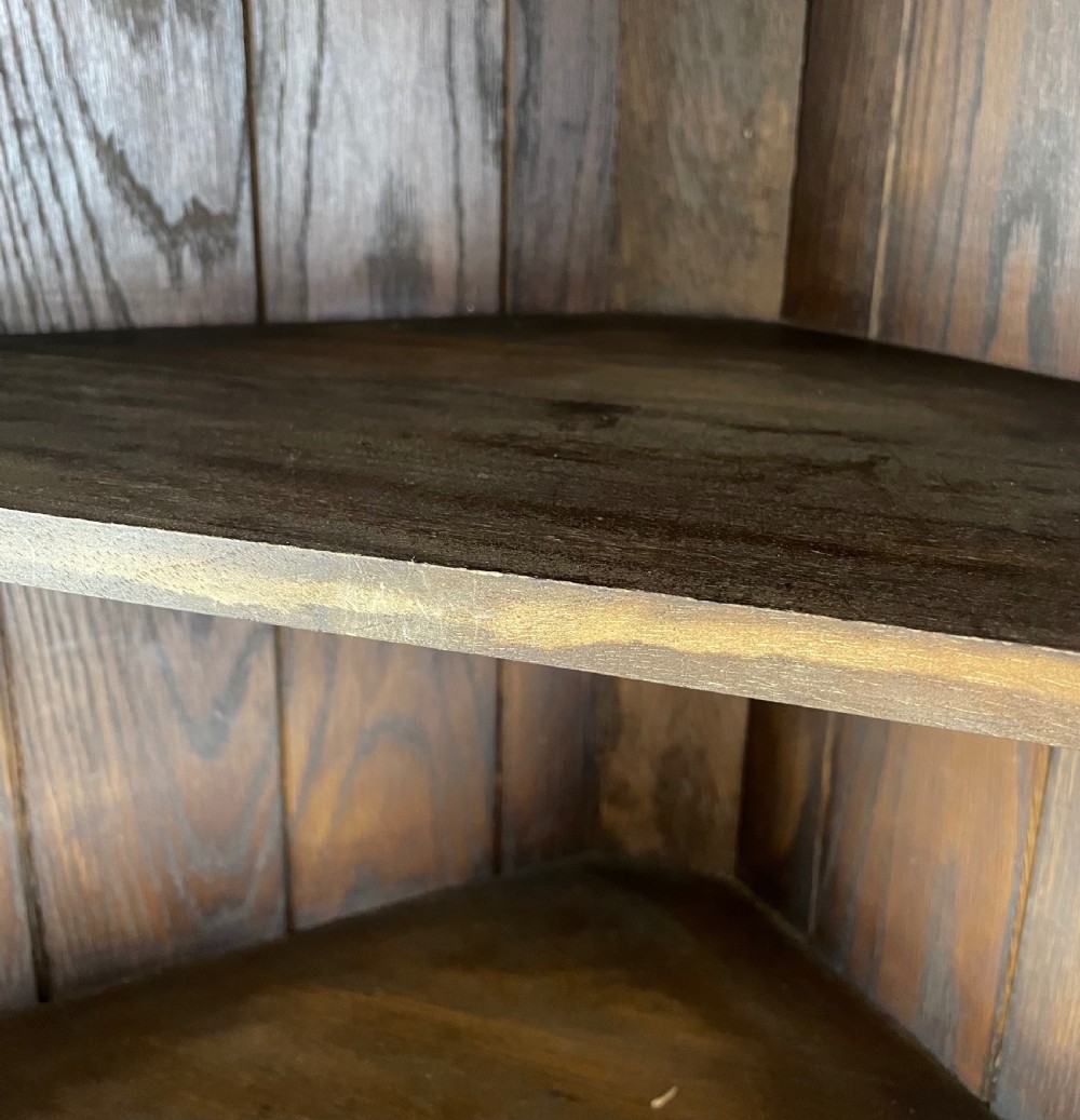 Antique 20th Century Corner Cupboard In Oak ( REF AF-3062 ) View VIII