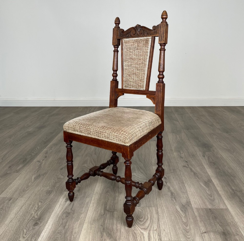 Antique 20th Century Set Of 6 Oak Dining Chairs View II