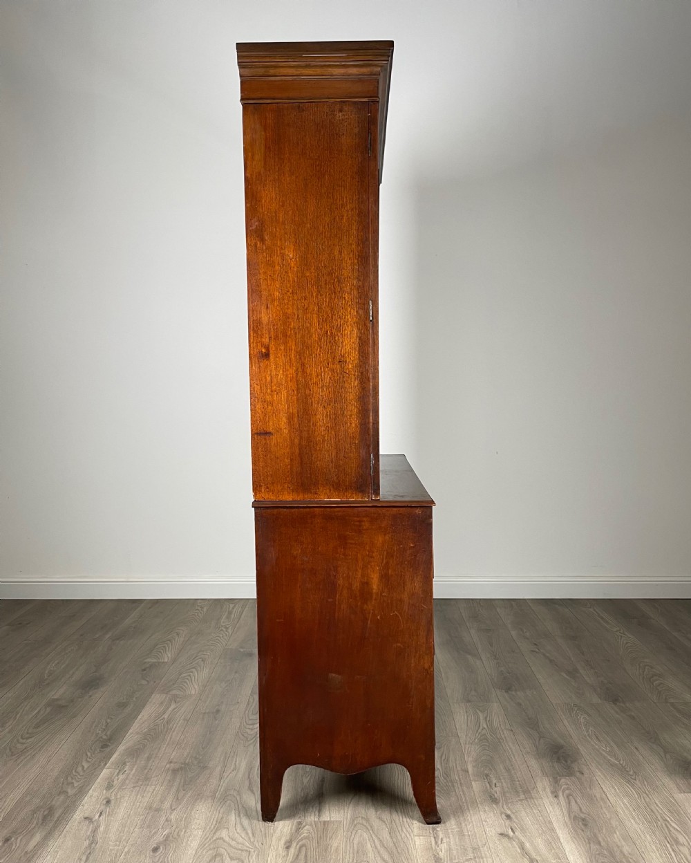 Antique 18th Century Bookcase On Chest In Mahogany View IX