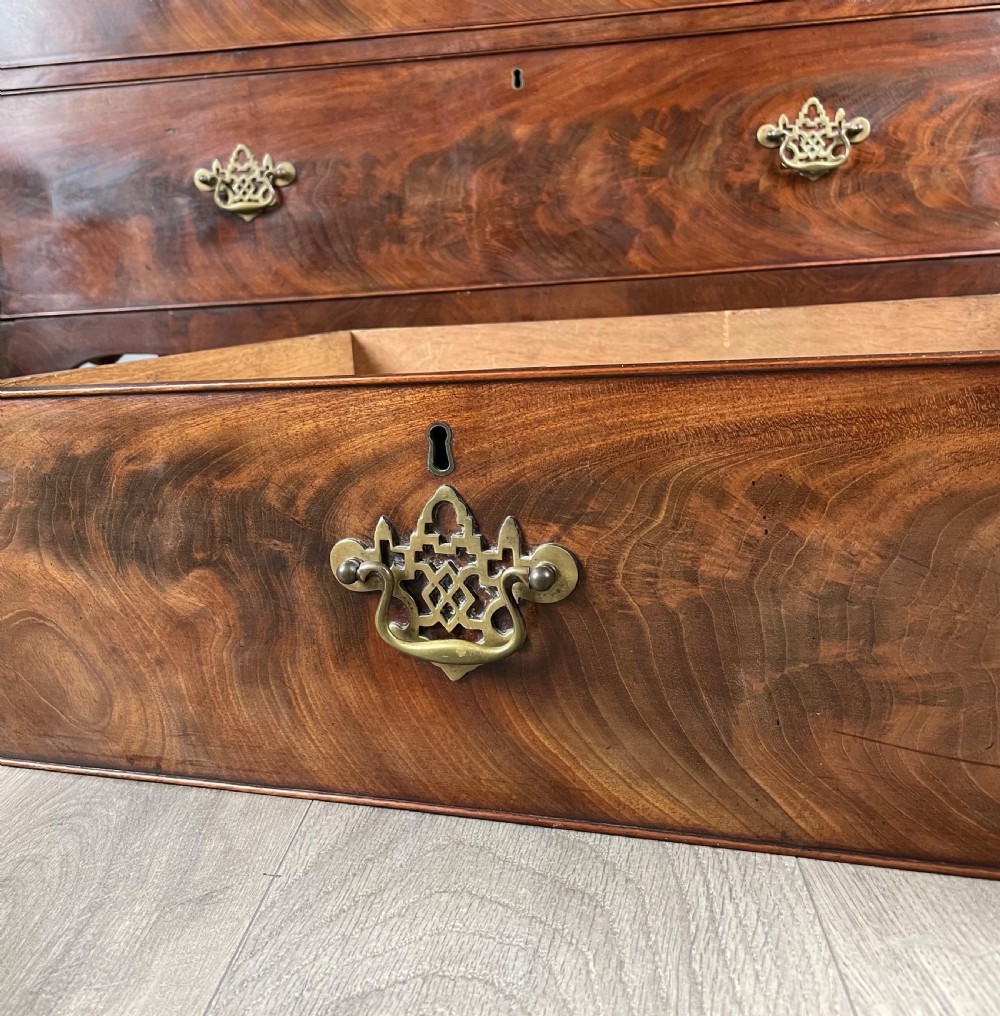 Antique 18th Century Bookcase On Chest In Mahogany View XIII