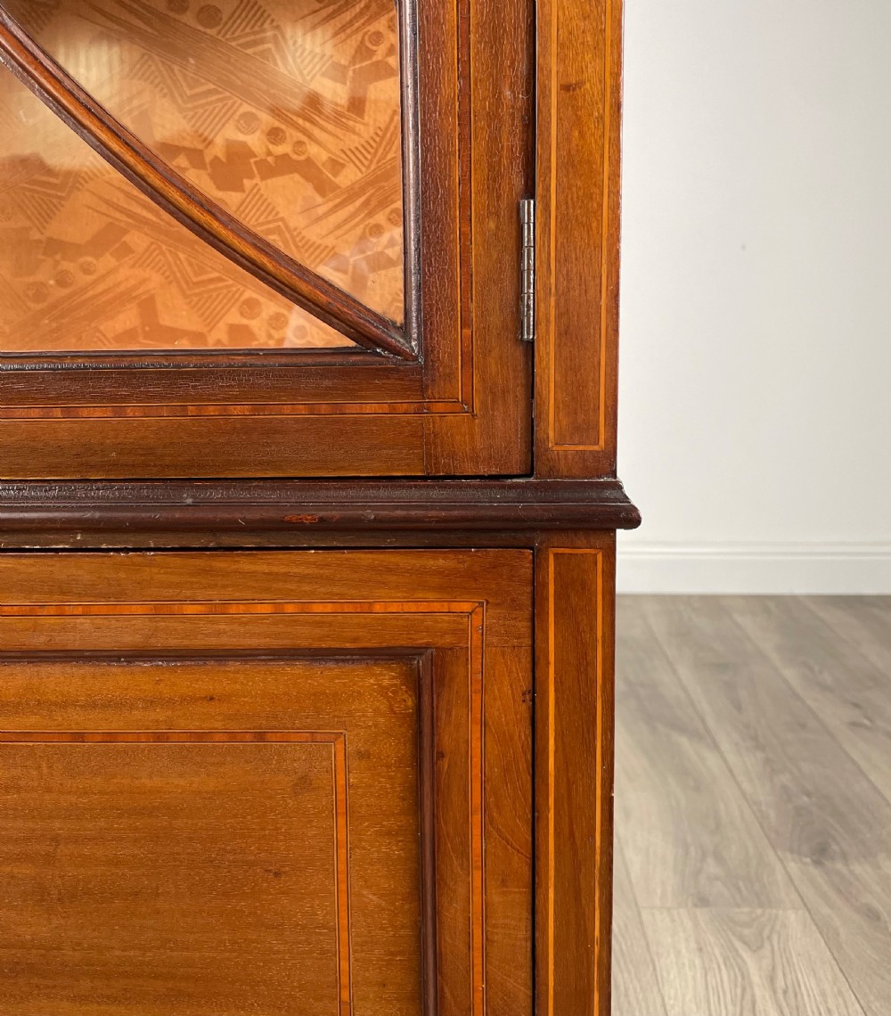 Antique 19th Century Display Cabinet In Mahogany View XIV