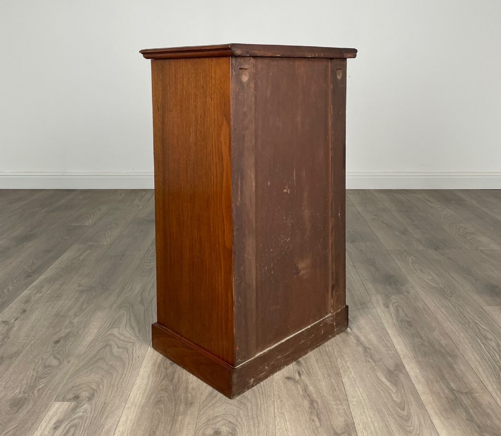 Antique 20th Century Glazed Cabinet In Walnut View IV