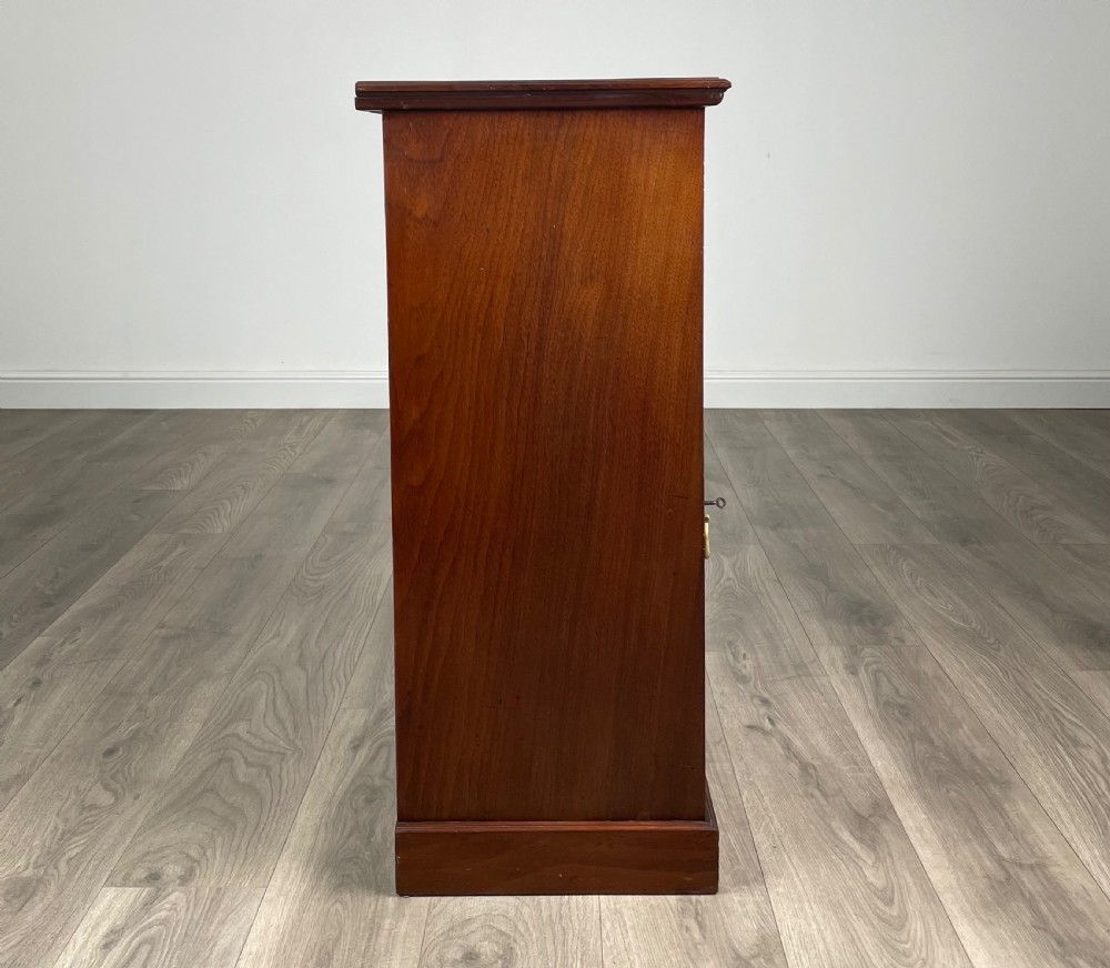 Antique 20th Century Glazed Cabinet In Walnut View VII