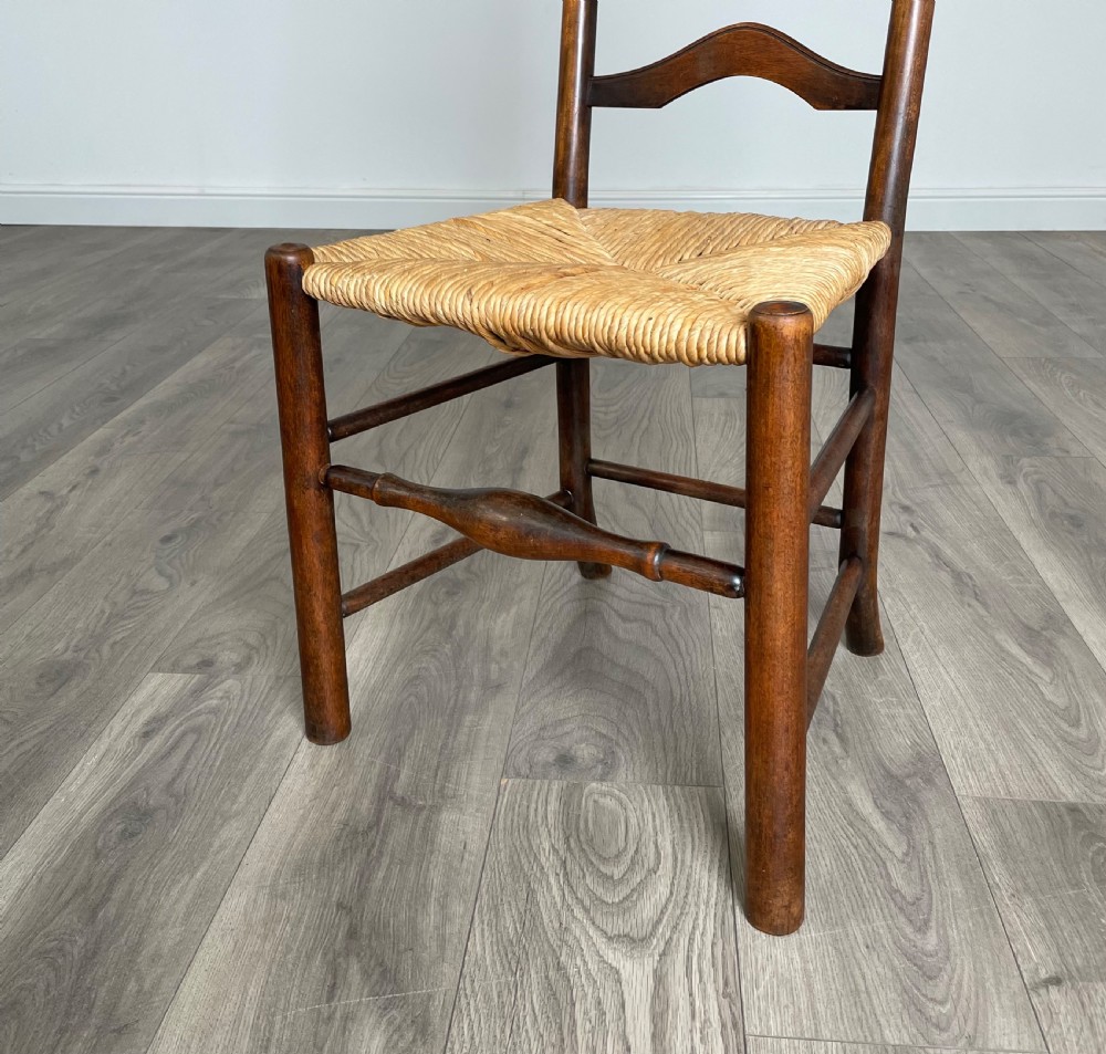 Antique 20th Century Set Of 6 Dining Chairs In Oak View V