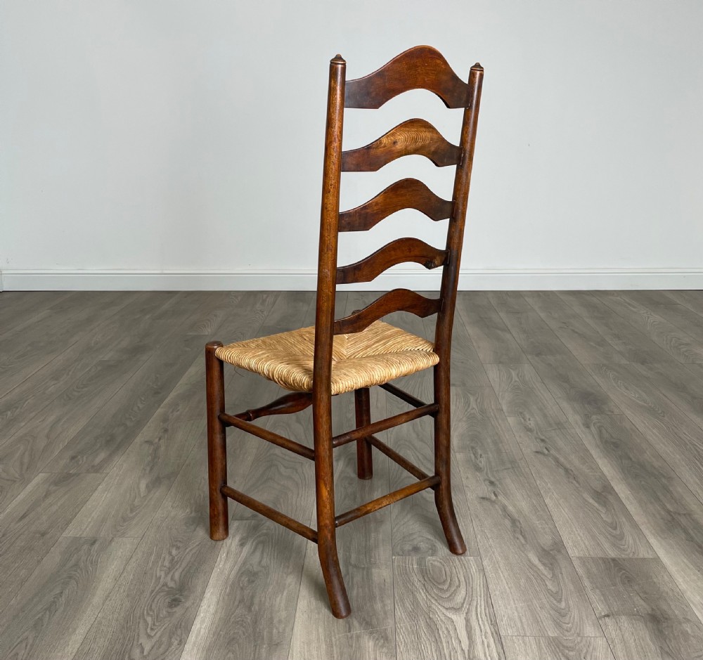 Antique 20th Century Set Of 6 Dining Chairs In Oak View IX
