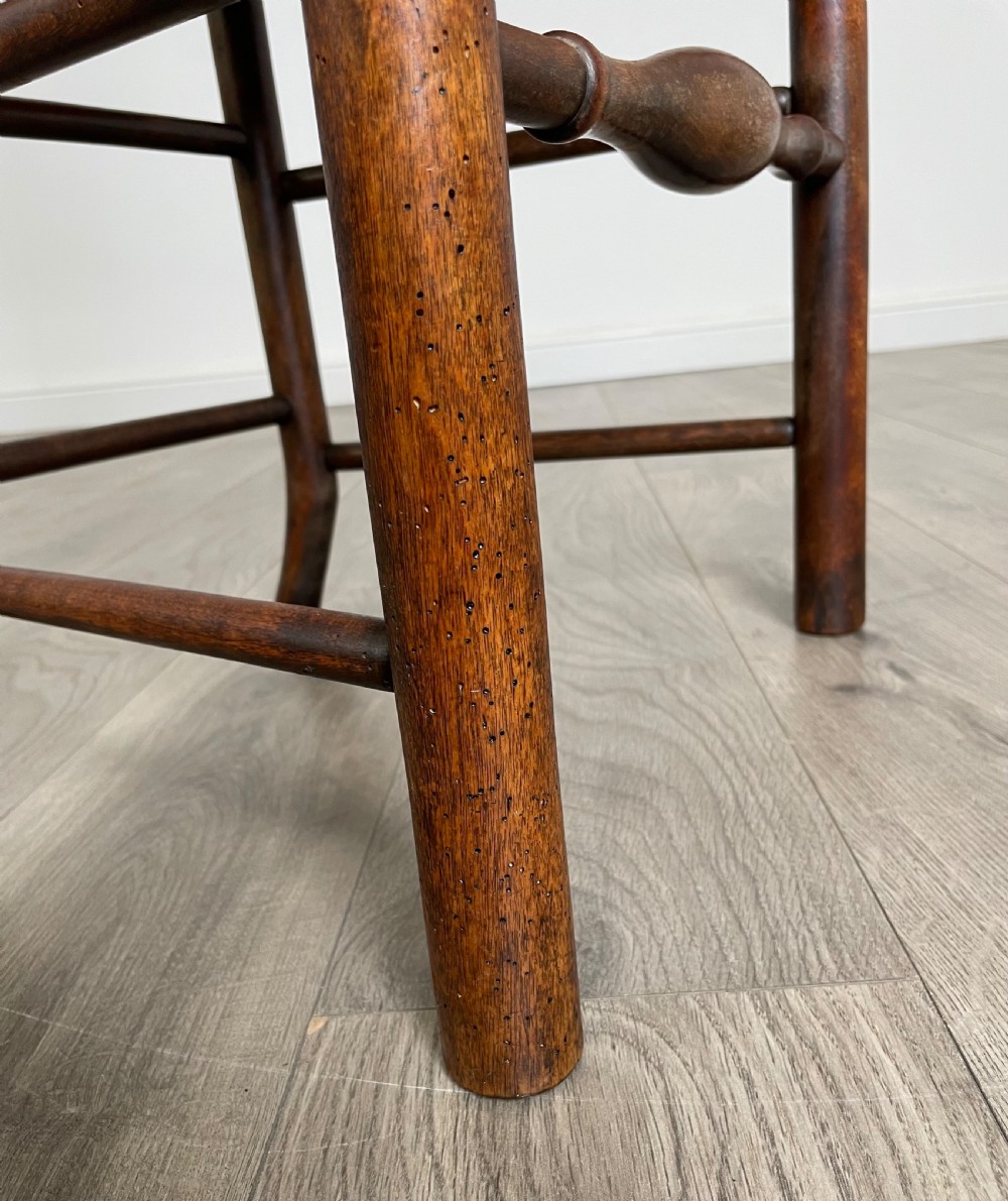 Antique 20th Century Set Of 6 Dining Chairs In Oak View XI