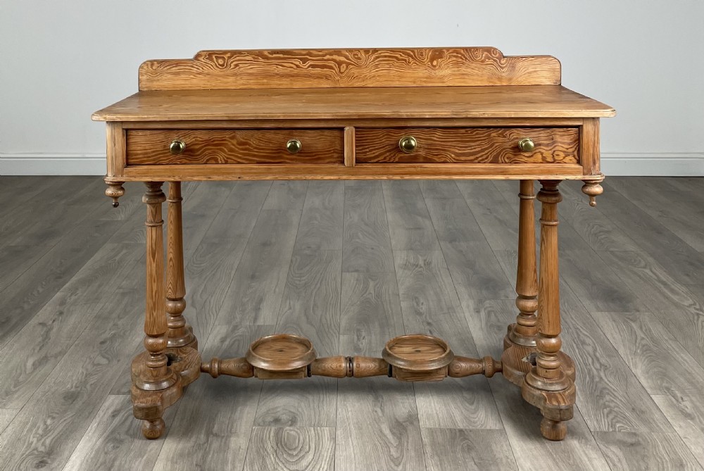 Antique 19th Century Pitch Pine Washstand