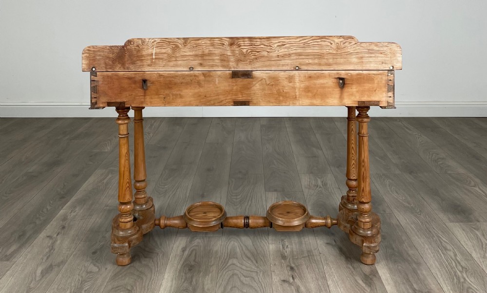 Antique 19th Century Pitch Pine Washstand View VI