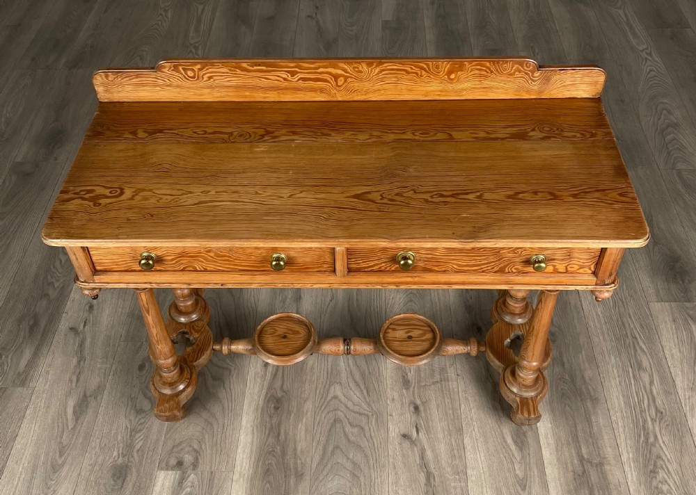 Antique 19th Century Pitch Pine Washstand View IX