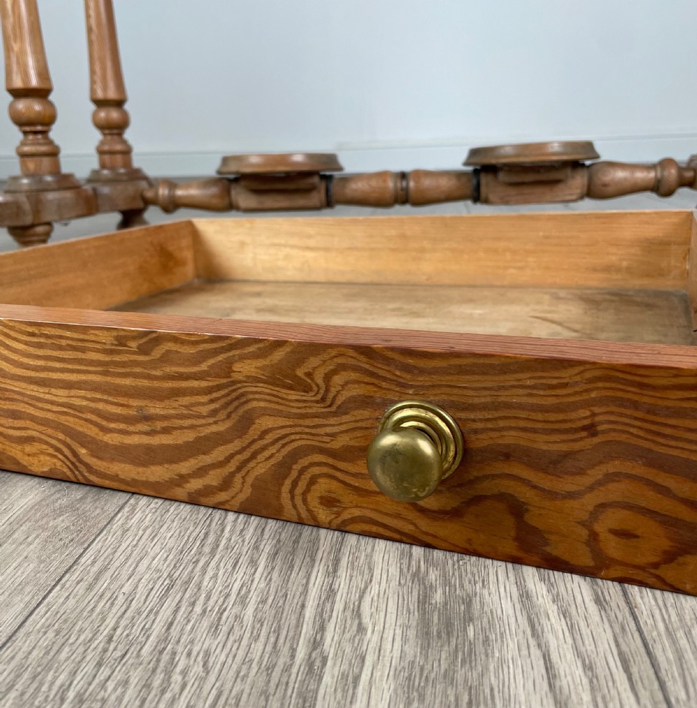 Antique 19th Century Pitch Pine Washstand View X