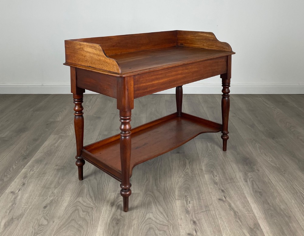 Antique 18th Century Washstand In Mahogany View VIII