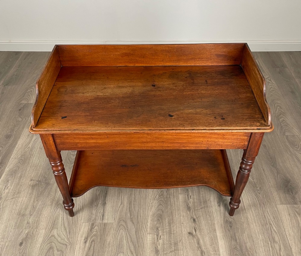 Antique 18th Century Washstand In Mahogany View IX