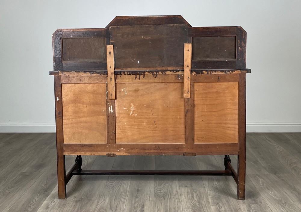Antique 20th Century Mirror Back Sideboard In Oak View III