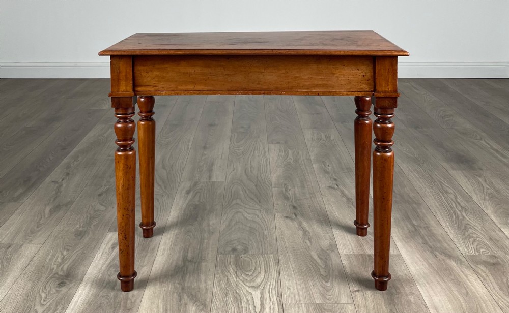 Antique 19th Century Side Table / Writing Table In Mahogany