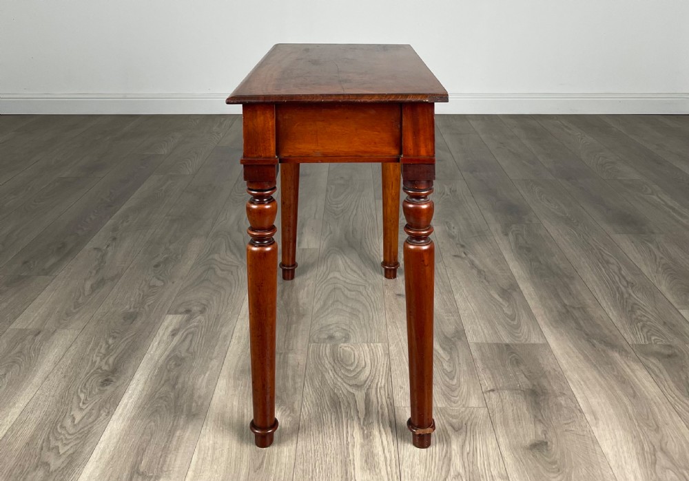 Antique 19th Century Side Table / Writing Table In Mahogany View III