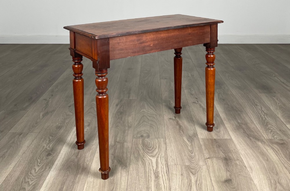 Antique 19th Century Side Table / Writing Table In Mahogany View IV