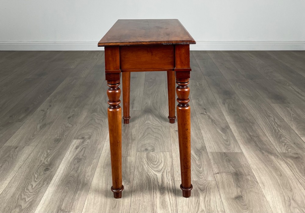 Antique 19th Century Side Table / Writing Table In Mahogany View VII