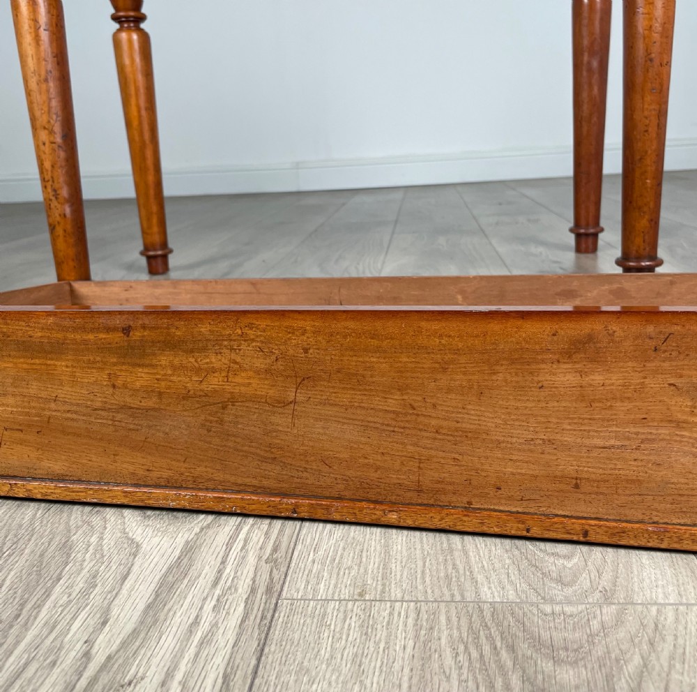 Antique 19th Century Side Table / Writing Table In Mahogany View XI