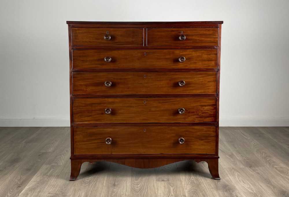 Antique 19th Century Mahogany Chest Of Drawers View IX