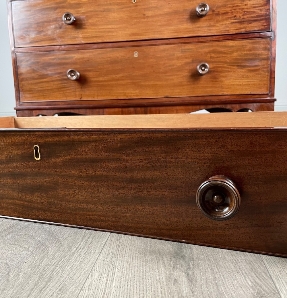 Antique 19th Century Mahogany Chest Of Drawers View XII