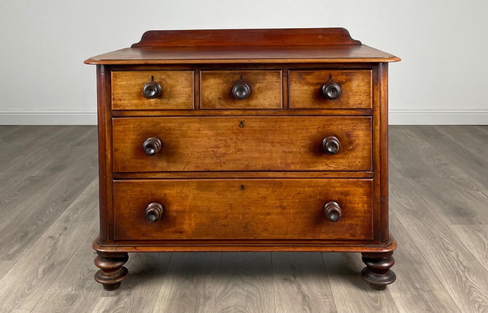 Antique 19th Century Mahogany Chest Of Drawers
