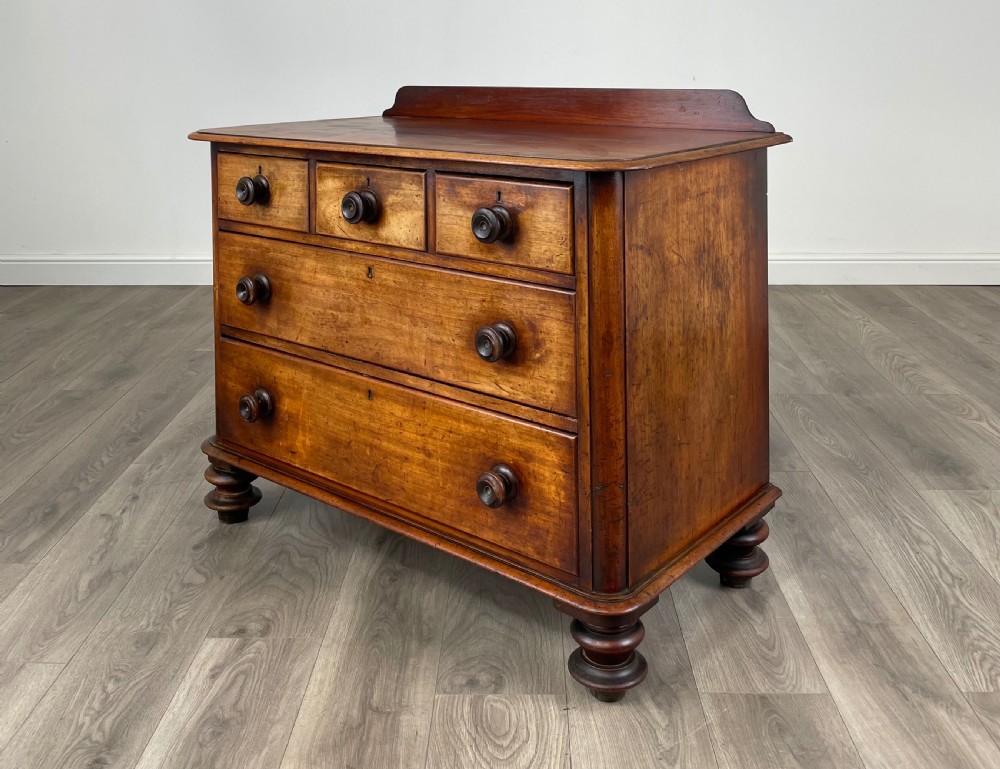 Antique 19th Century Mahogany Chest Of Drawers View II