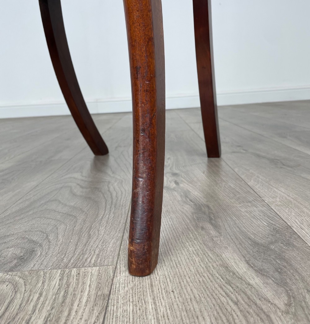 Antique 19th Century Set Of 6 Regency Dining Chairs In Walnut View VI