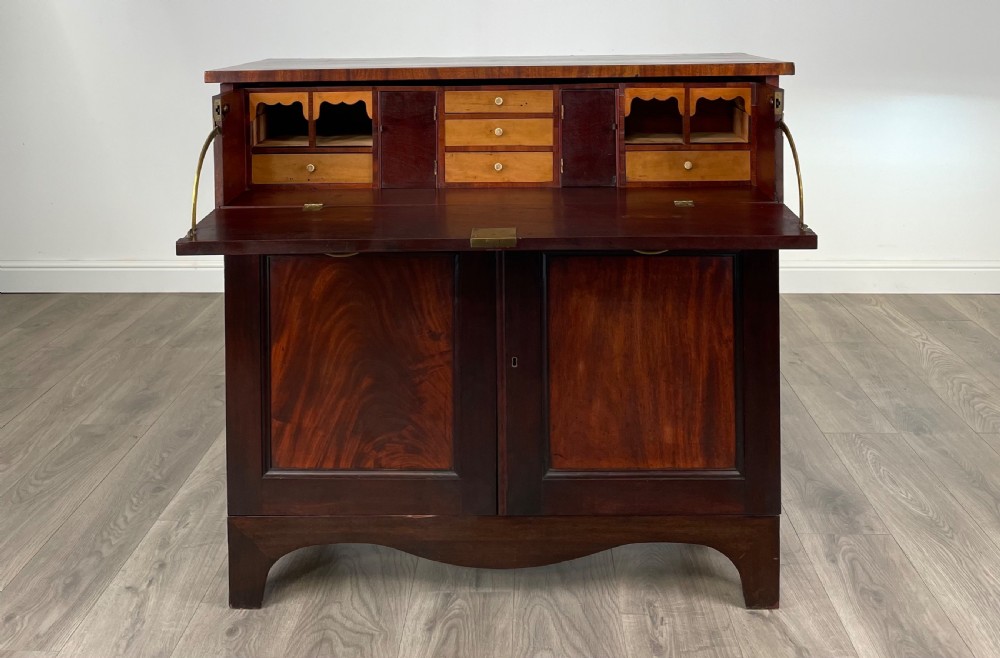 Antique 18th Century Secretaire In Mahogany View II