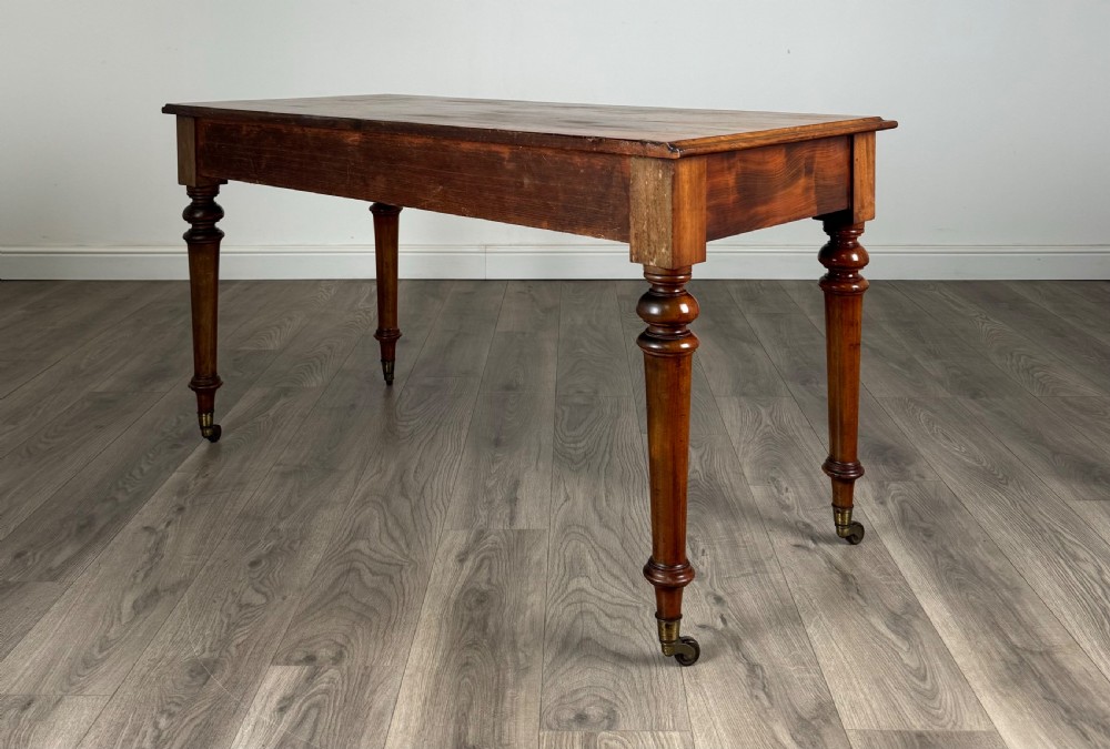 Antique 19th Century Writing Table In Mahogany View VI