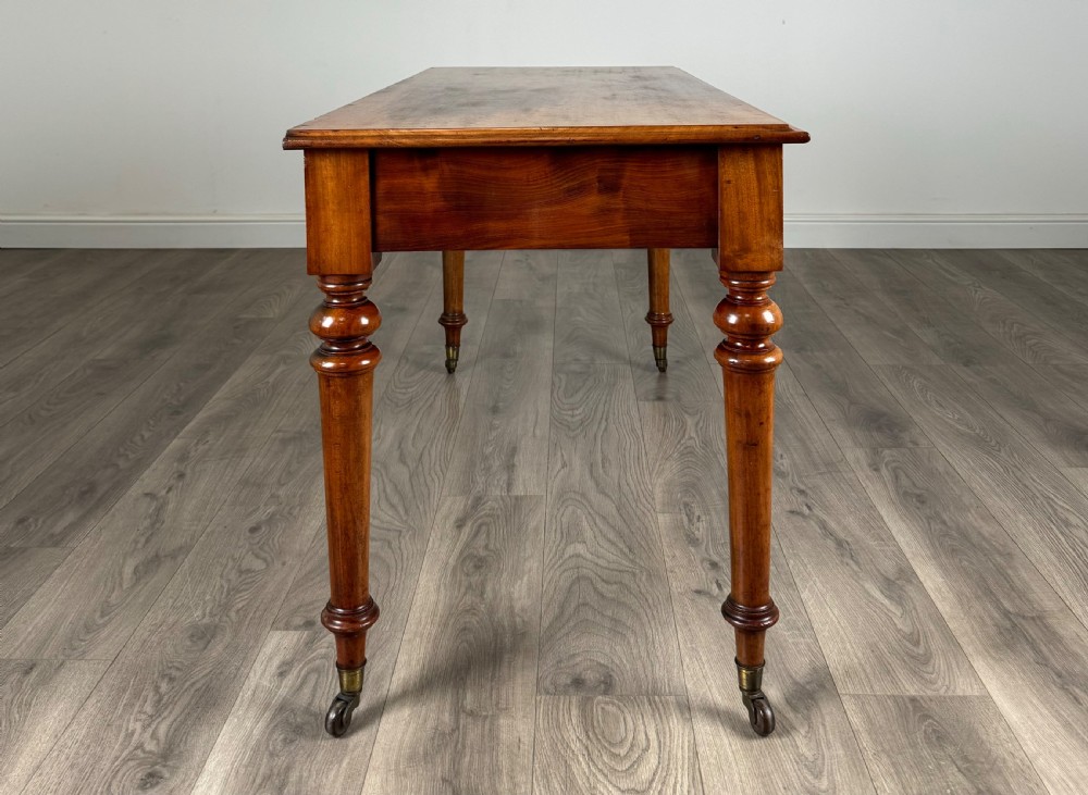 Antique 19th Century Writing Table In Mahogany View VII