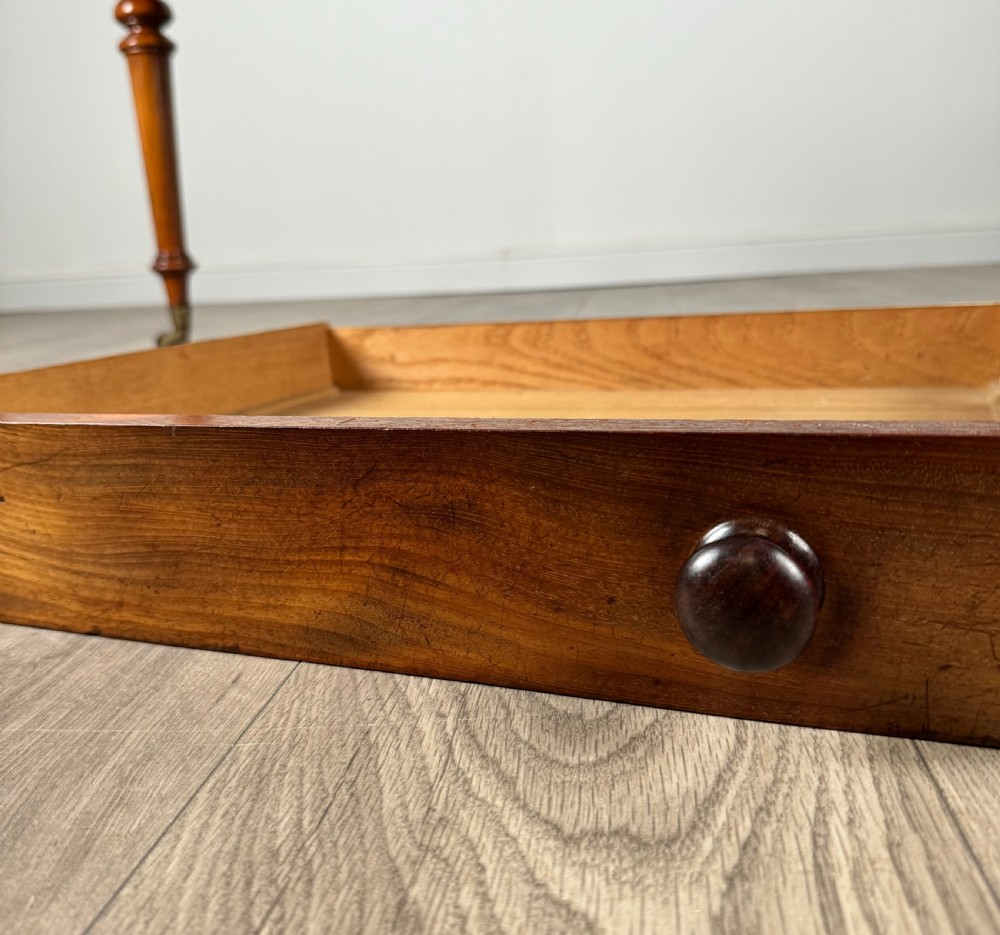 Antique 19th Century Writing Table In Mahogany View XI