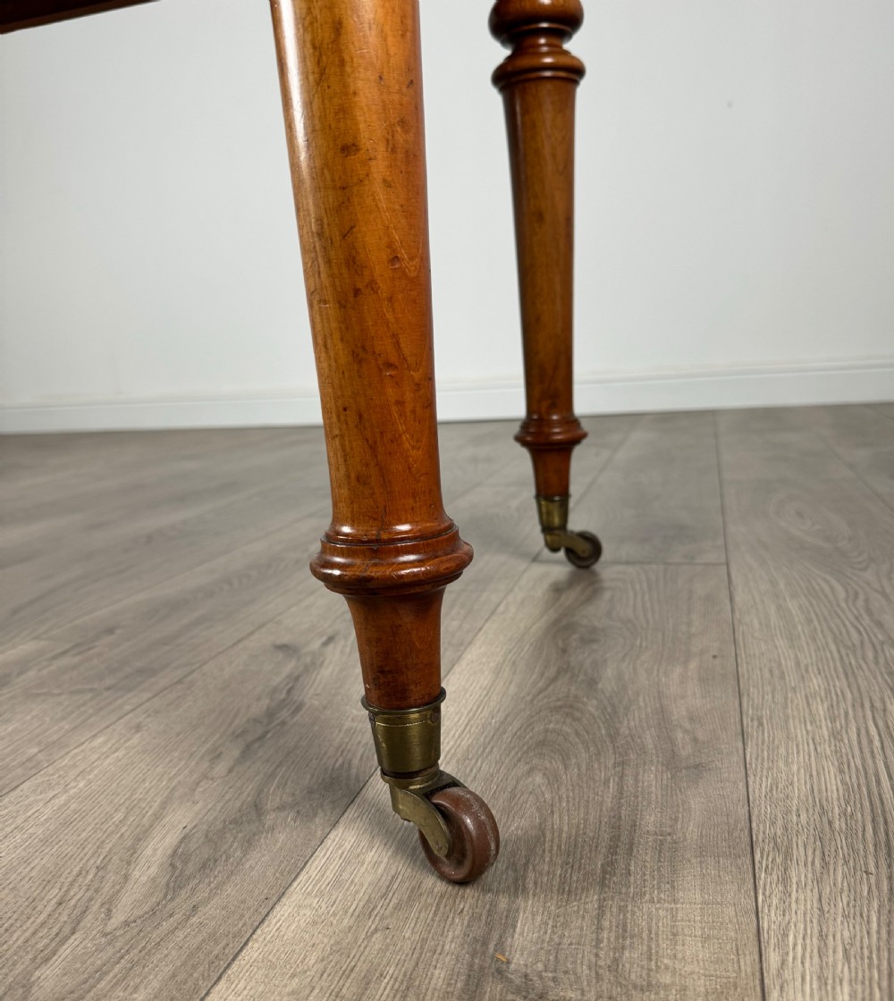 Antique 19th Century Writing Table In Mahogany View XII