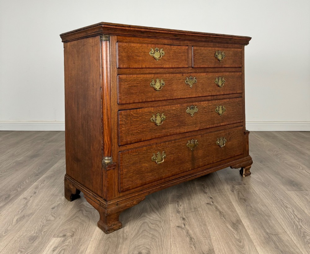 Antique 18th Century Oak Chest Of Drawers View VIII