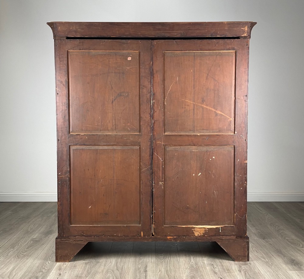 Antique 18th Century Wardrobe In Mahogany View VI