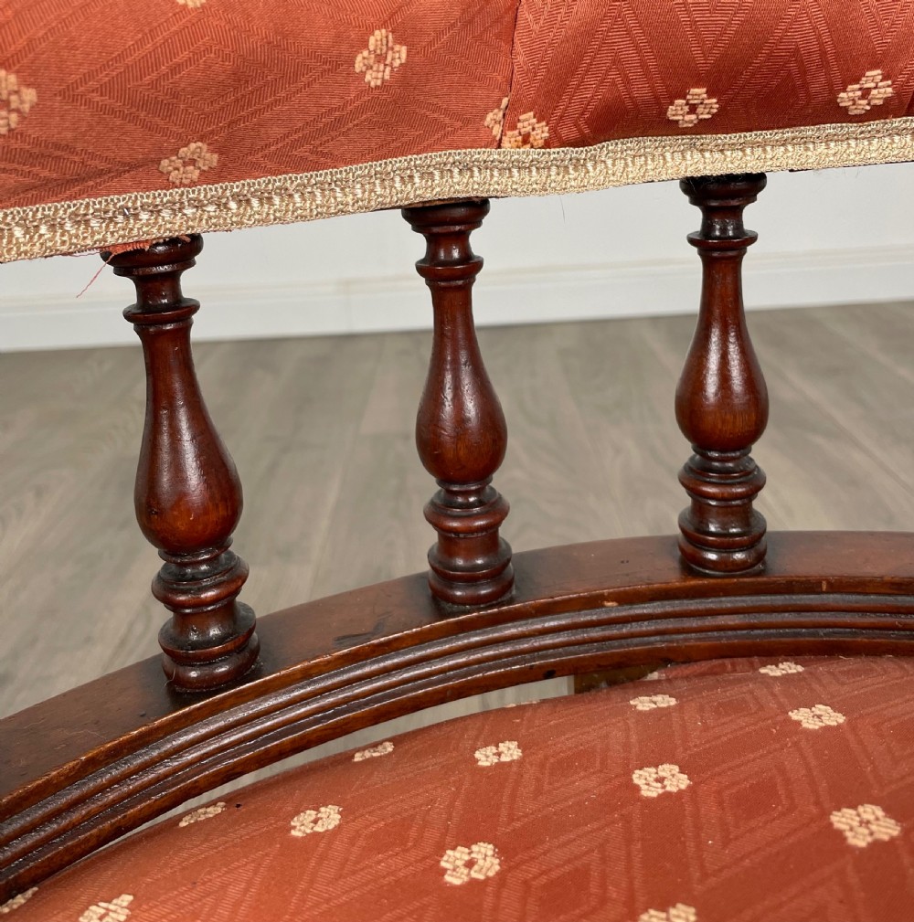 Antique Pair Of 19th Century Tub Chairs In Mahogany View X