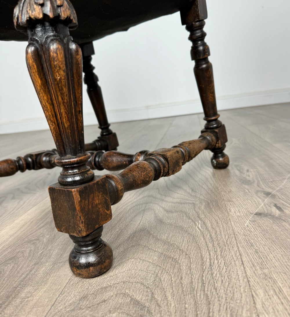 Antique 19th Century Set Of 8 Carved Oak Dining Chairs View VI