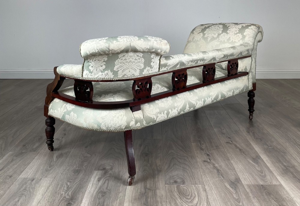 Antique 20th Century Settee In Mahogany View IV