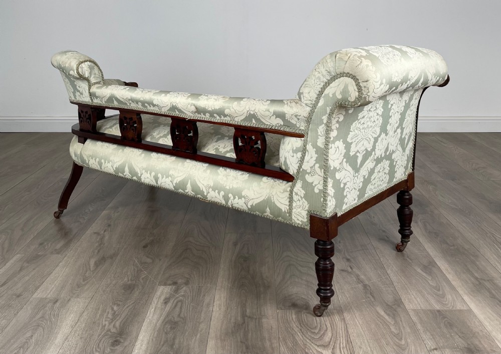 Antique 20th Century Settee In Mahogany View VI