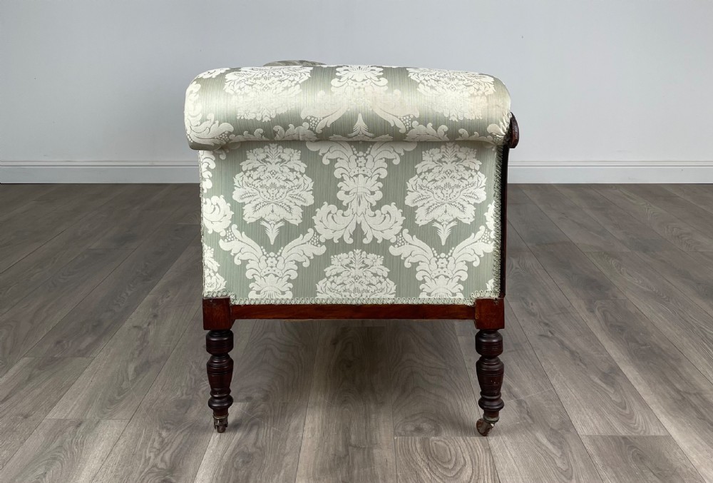 Antique 20th Century Settee In Mahogany View VII