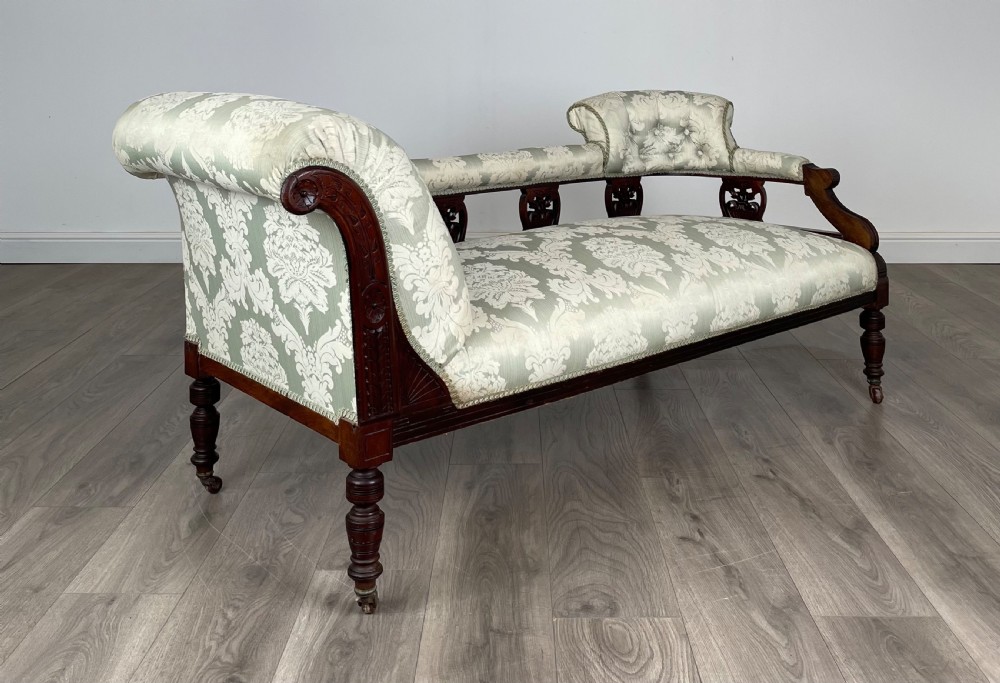 Antique 20th Century Settee In Mahogany View VIII