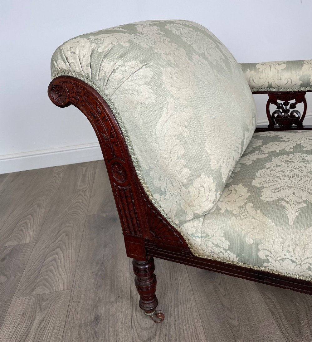 Antique 20th Century Settee In Mahogany View X