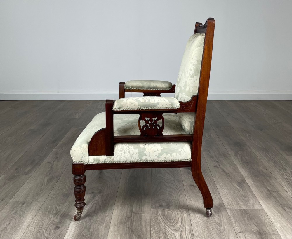 Antique 20th Century Armchair In Mahogany View II