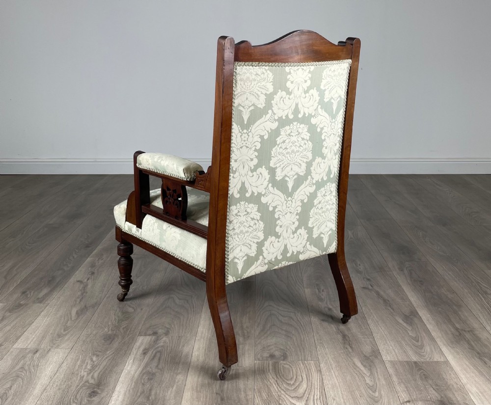 Antique 20th Century Armchair In Mahogany View III