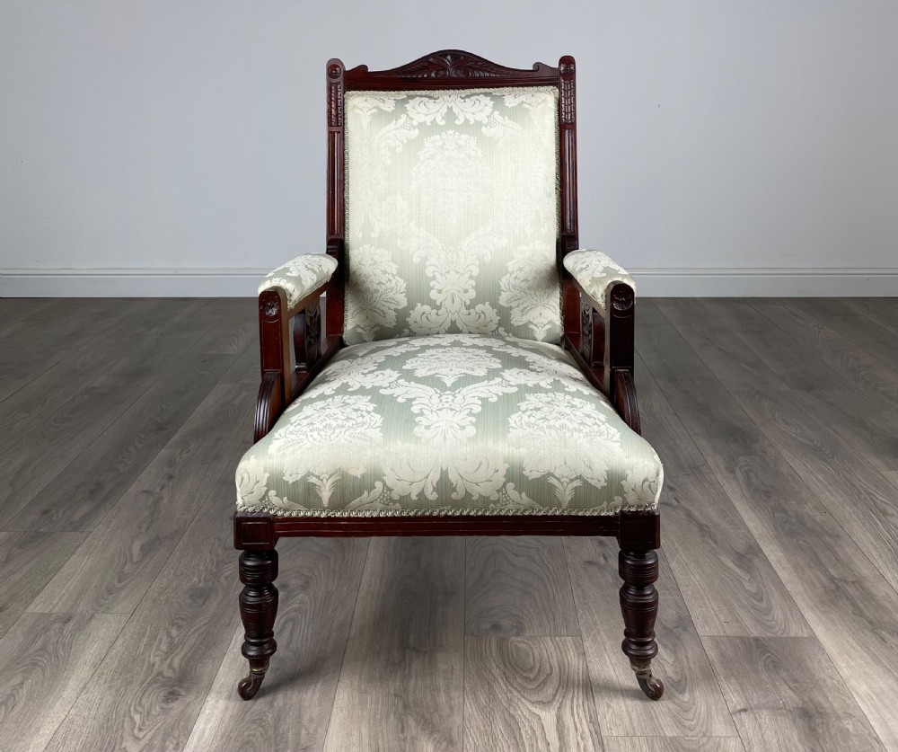 Antique 20th Century Armchair In Mahogany View VIII