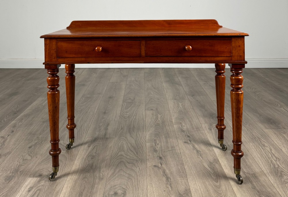 Antique 19th Century Writing Table / Side Table In Mahogany