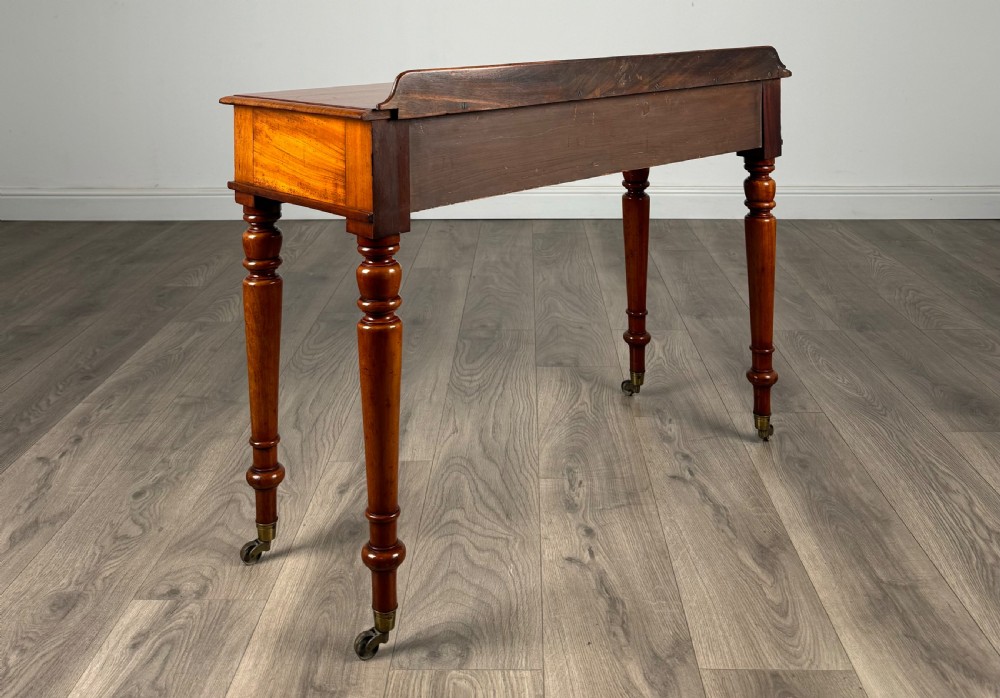 Antique 19th Century Writing Table / Side Table In Mahogany View IV