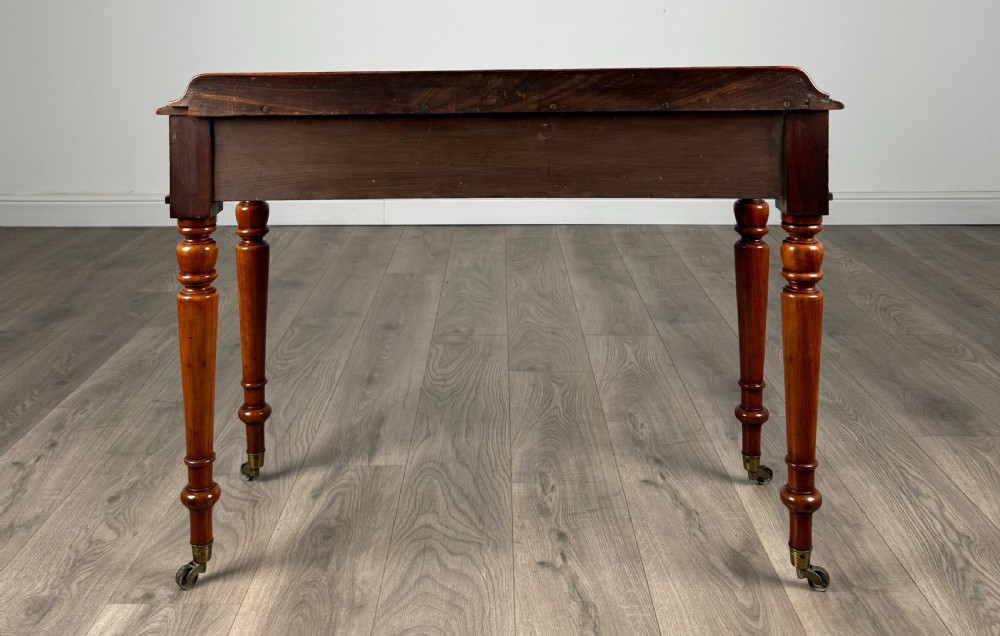 Antique 19th Century Writing Table / Side Table In Mahogany View V